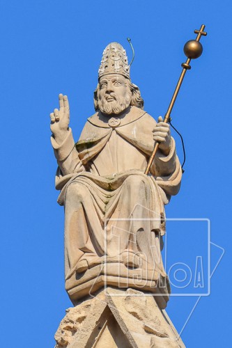 tekoaphotos,dieu,père,bénédiction,sceptre,statue,pinacle,cathédrale,saint,jean,lyon