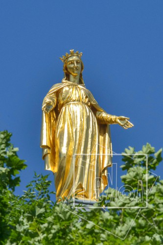 tekoaphotos,notre dame,fourvière,statue,dorée,vierge,lyon