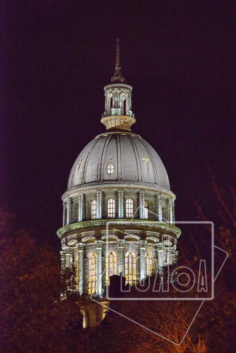 tekoaphotos,cathédrale,boulogne,sur mer,coupole,nuit